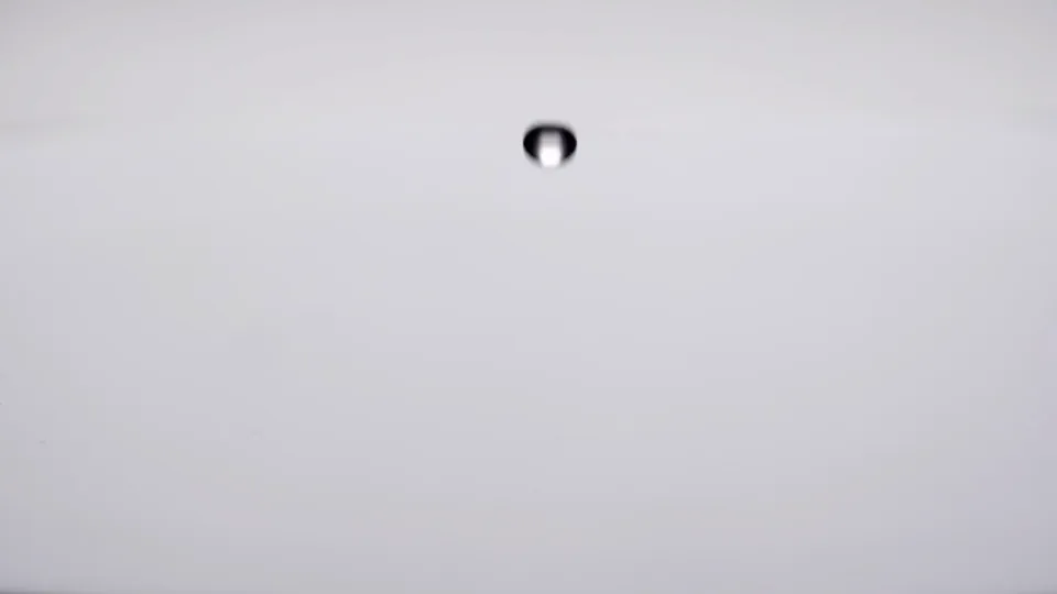 Water droplet creating ripples